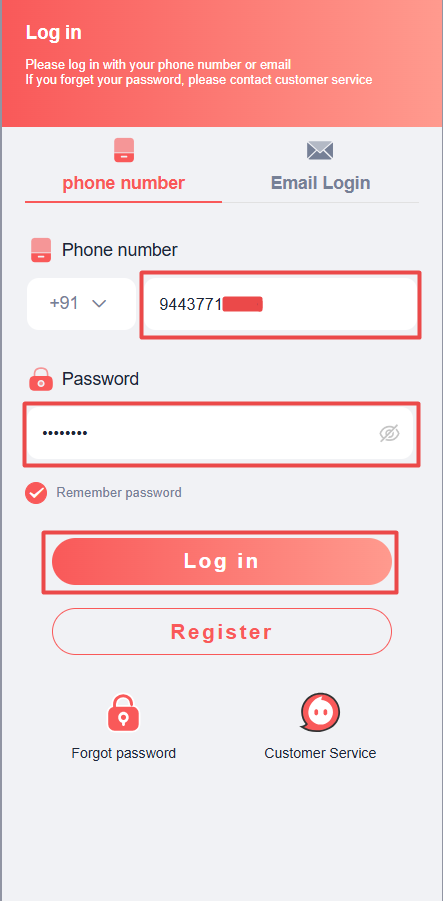 91 Club LOGIN PAGE